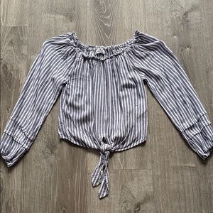 Off the shoulder long sleeve